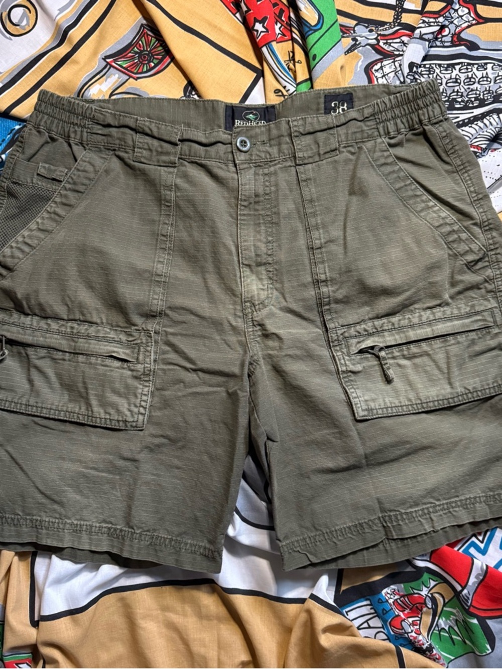 Redhead cargo shorts 38 outdoor hiking hunting shorts